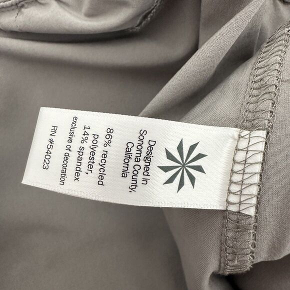 Athleta Pants womens 16 Beige Chelsea Cargo Pull on Stretch Light Weight - Picture 7 of 15